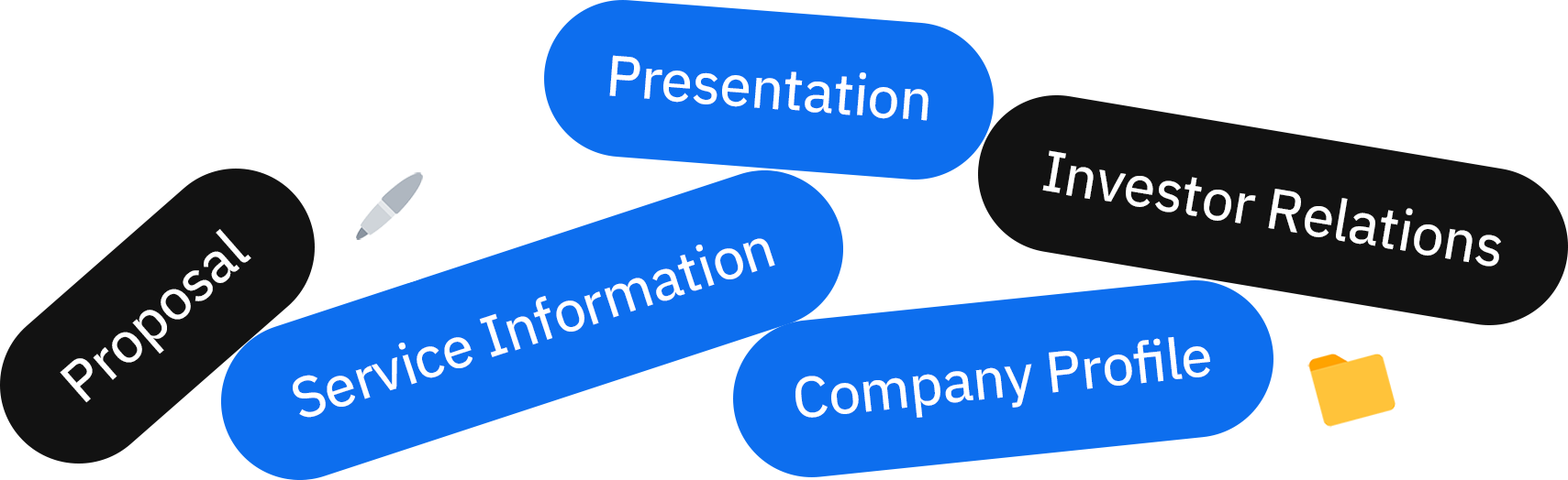 Proposal, Presentation, Service Information, Investor Relations, Company Profile